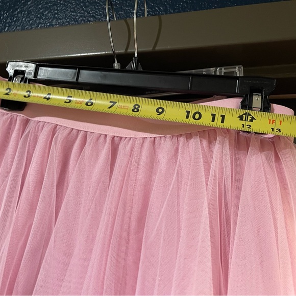 Sheer Pink Layered Ruffled Skirt. Brand New - Picture 6 of 6